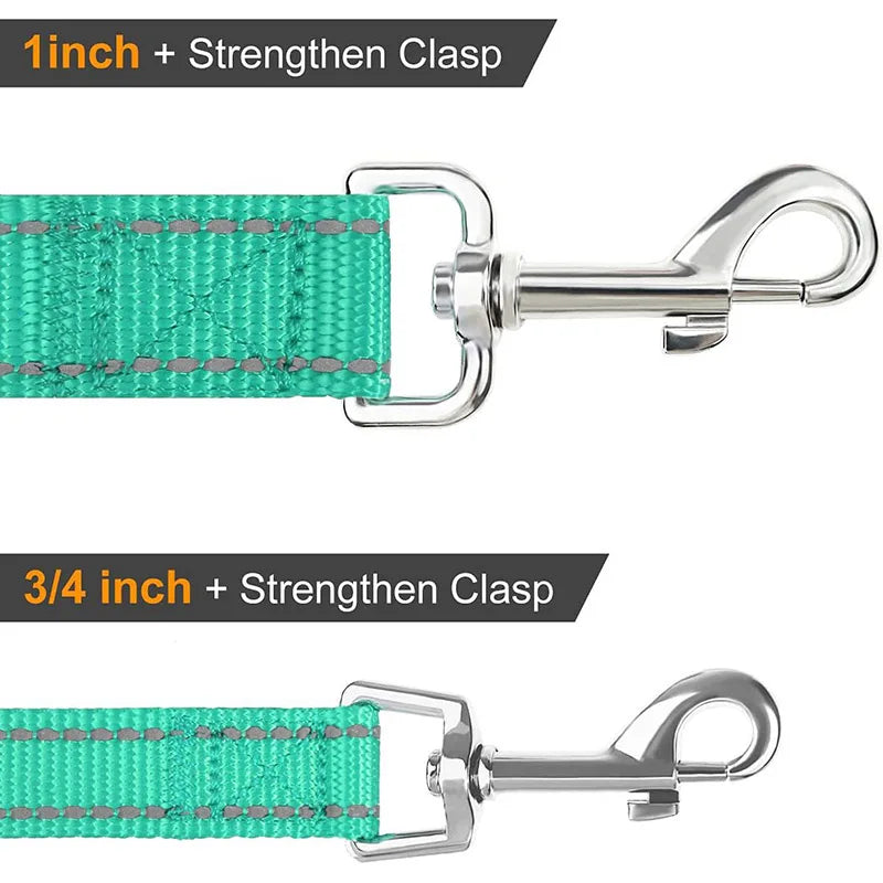 Reflective Dog Harness Leash for Safe Night Walks - Smarsty