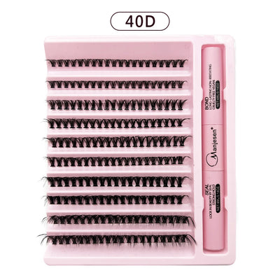 DIY Eyelash Extension Kit with 200 Clusters for Natural Look - Smarsty