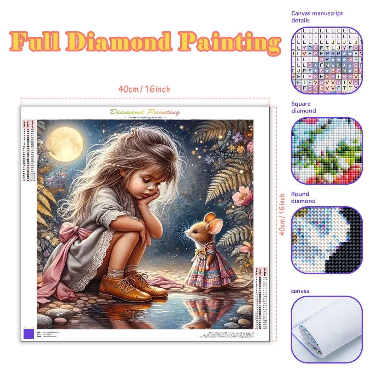 DIY Round Diamond Painting Kit for Home Decor - Smarsty