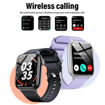 Bluetooth Smart Watch with Sleep Monitoring and IP68 Waterproof - Smarsty