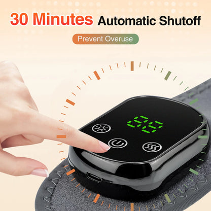 Portable Electric Foot and Hand Massager with Heat and Vibration - Smarsty