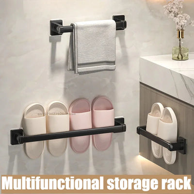 Self-Adhesive Bathroom Towel Rack Hooks Set - Smarsty