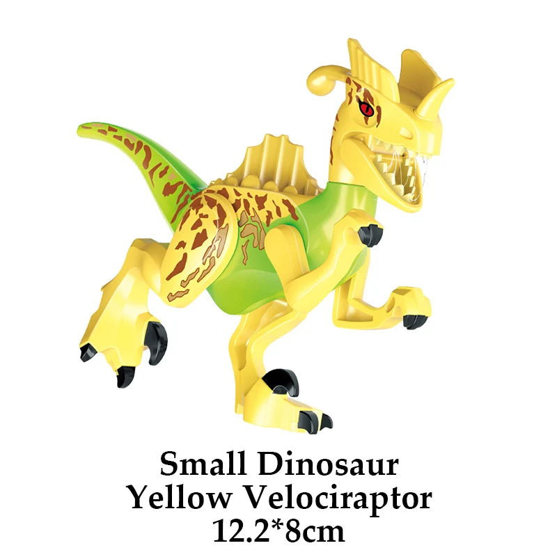 Jurassic Dinosaur World Brutal Raptor T-Rex Triceratops Indominus Rex Model Building Blocks Dino Velociraptor Figure Bricks Toys