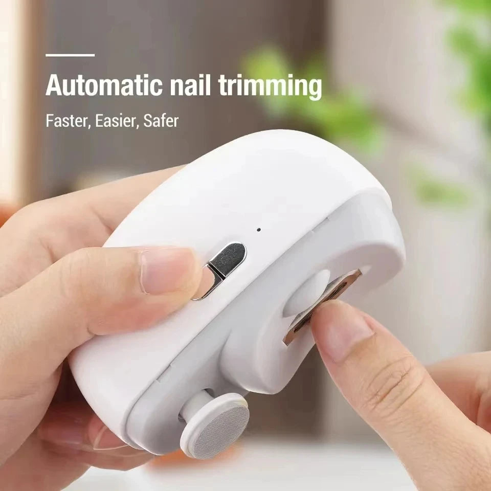 Multifunctional Electric Nail Clipper With Polishing Light - Smarsty