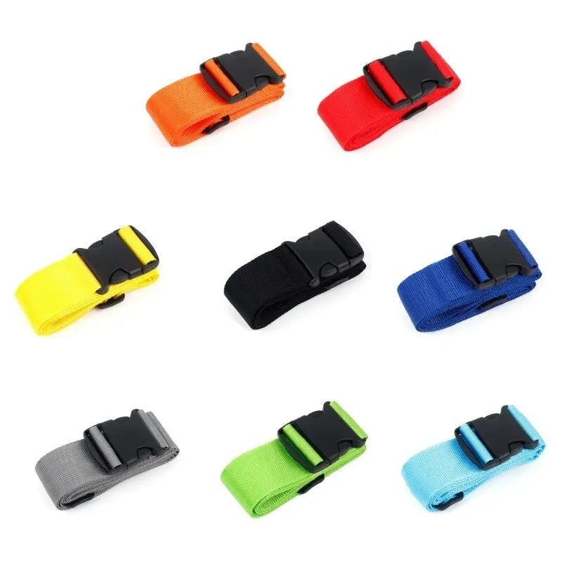 Luggage Safe Strap Adjustable Travel Accessories One Word Suitcase Buckle Strap Baggage Packing Belt Travel Suitcase Accessories