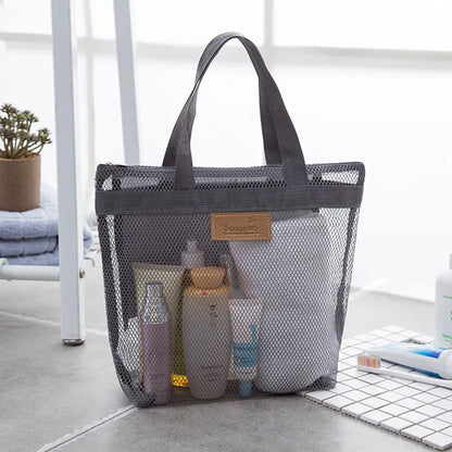 Mesh Makeup Bag Cosmetic Organizer Hanging Travel Case - Smarsty