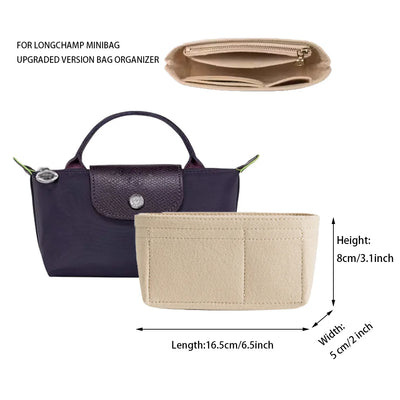 1 Set Bag Strap For Longchamp Mini Punch-free Genuine Leather Shoulder Strap Set Transformation Crossbody Strap Bag Accessories - Smarsty