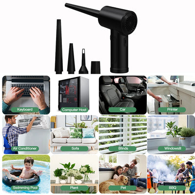 Wireless Electric Air Duster For Keyboard PC Cleaning - Smarsty