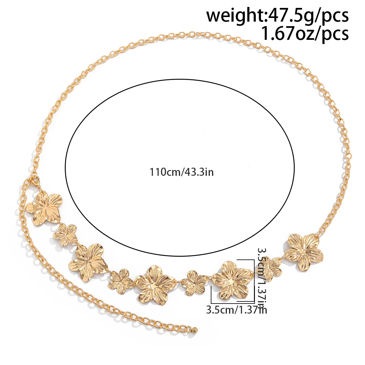 Ingemark Ocean Vacation Flower Waist Chain for Women - Smarsty