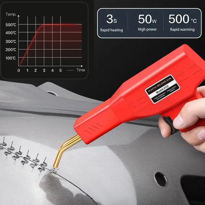 Plastic Welder, 2in-1 Plastic Welding Repair Kit Hot Staples, Hot Staples Weld Gun Repair Kit for Car Bumper And Most Plastics