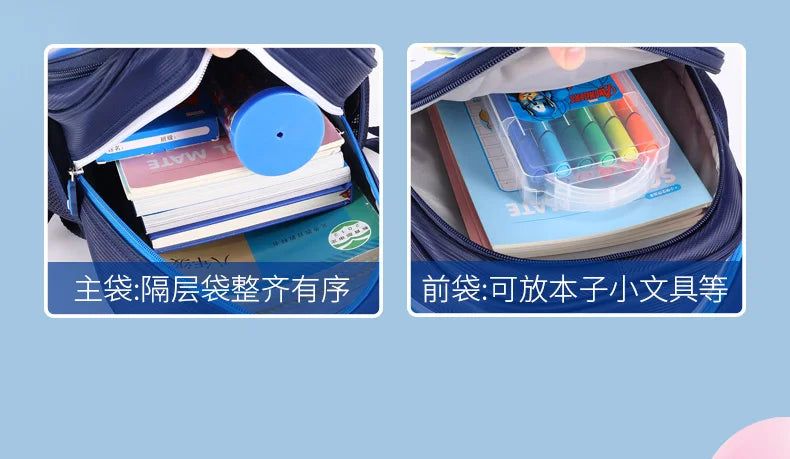 Cute Dog Character Kids Backpack School Bag For Girls Boys - Smarsty