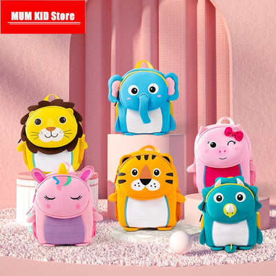 3D Biomimetic Animal Kids Backpack School Bag For Daily Use - Smarsty