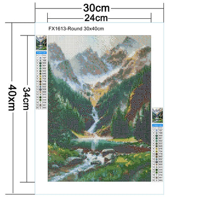 5D Round Diamond Painting Scenic Forest Art - Smarsty