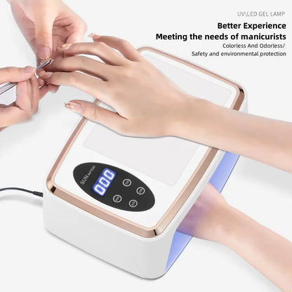 90 LED Nail Dryer Lamp for Quick Gel Curing - Smarsty