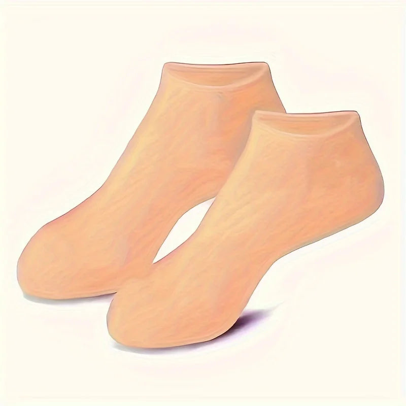 Moisturizing Silicone Gel Socks for Dry Feet Relief - Smarsty