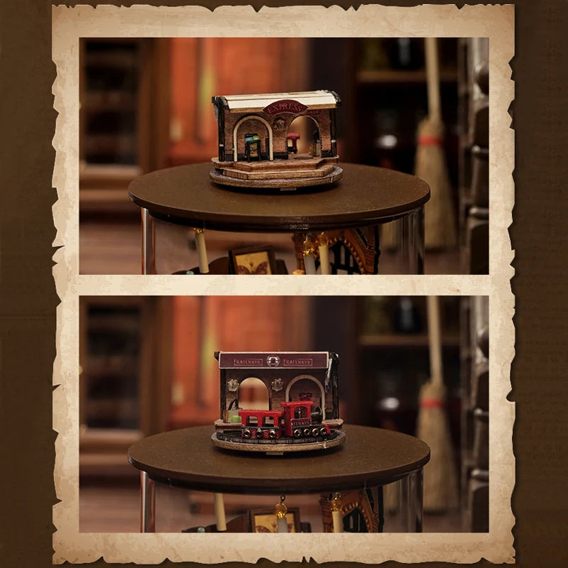 Mini DIY Kit For Doll House Making And Assembling Room Models Toys Home And Bedroom Decorations With Furniture Wooden Crafts by Smarsty