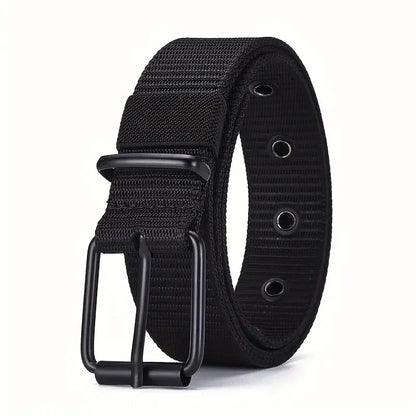 Mens Durable Nylon Canvas Belt Heavy Duty Tactical Workbelt - Smarsty