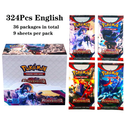 324pcs Pokemon TCG: Sword & Shield-Fusion Strike Booster Display Box (36 Packs) Board Game Card DESTINED RIVALS Stellar Crown - Smarsty