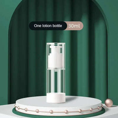 Clear Airless Pump Bottle for Travel Size Creams - Smarsty