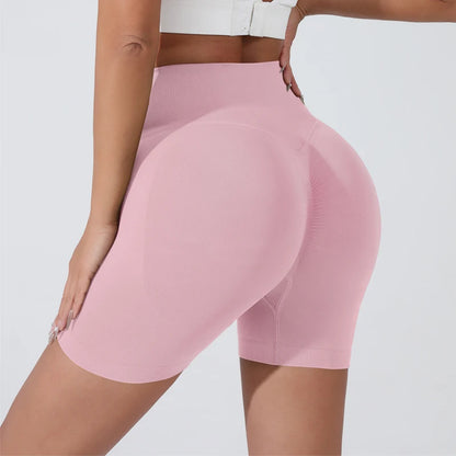 Women's High-Waist Breathable Yoga Shorts for Summer Running Short Tights Leggings Cycling Workout Gym Shorts Sports Shorts - Smarsty