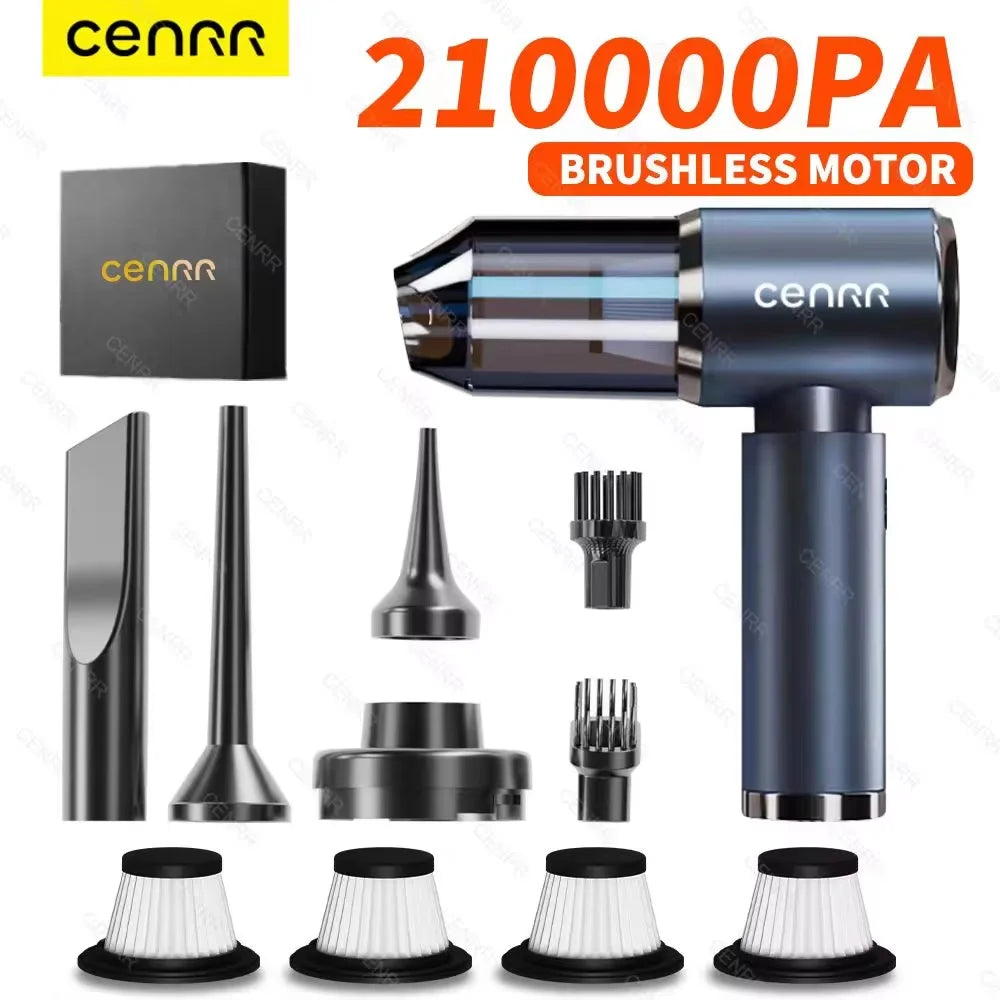 Cordless Car Vacuum Cleaner Portable Handheld Rechargeable - Smarsty