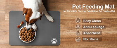 Absorbent Pet Feeding Mat for Easy Clean Up - Smarsty