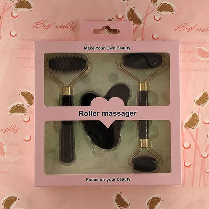 3pcs Resin Roller Massager Set for Face and Body Care - Smarsty