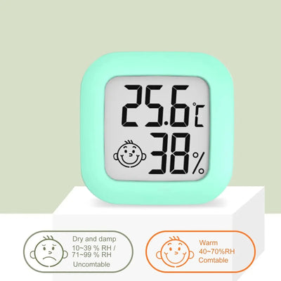 Digital Thermometer Hygrometer Indoor Room Temperature LCD Electronic Humidity Meter Sensor Gauge Weather Station For Home - Smarsty