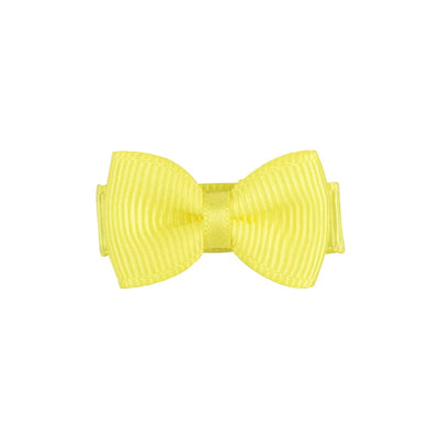 Mini Hair Bows Clip For Baby Girls Ribbon Covered Secure - Smarsty