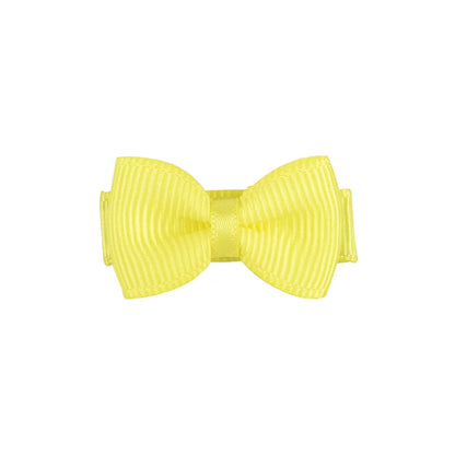 Mini Hair Bows Clip For Baby Girls Ribbon Covered Secure - Smarsty