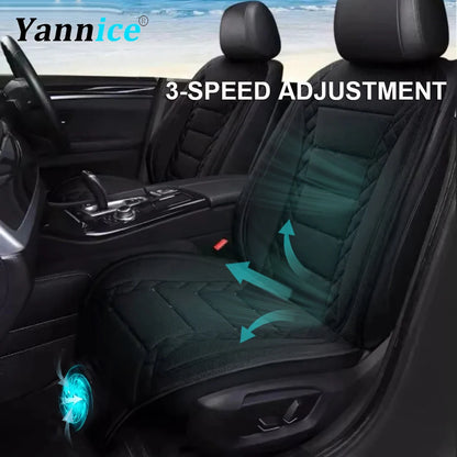 Car Seat Cooling Cushion With USB Powered Fan Three Speed - Smarsty