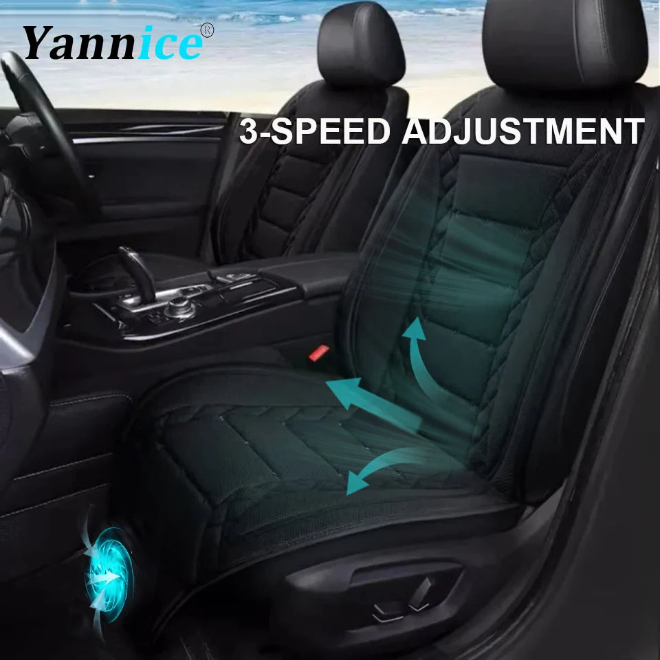 Car Seat Cooling Cushion With USB Powered Fan Three Speed - Smarsty