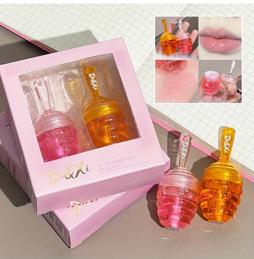 Small Honeypot Lip Oil for Moisturizing Soft Lips - Smarsty