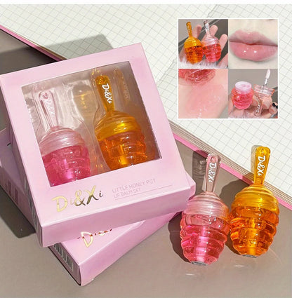 Small Honeypot Lip Oil for Moisturizing Soft Lips - Smarsty