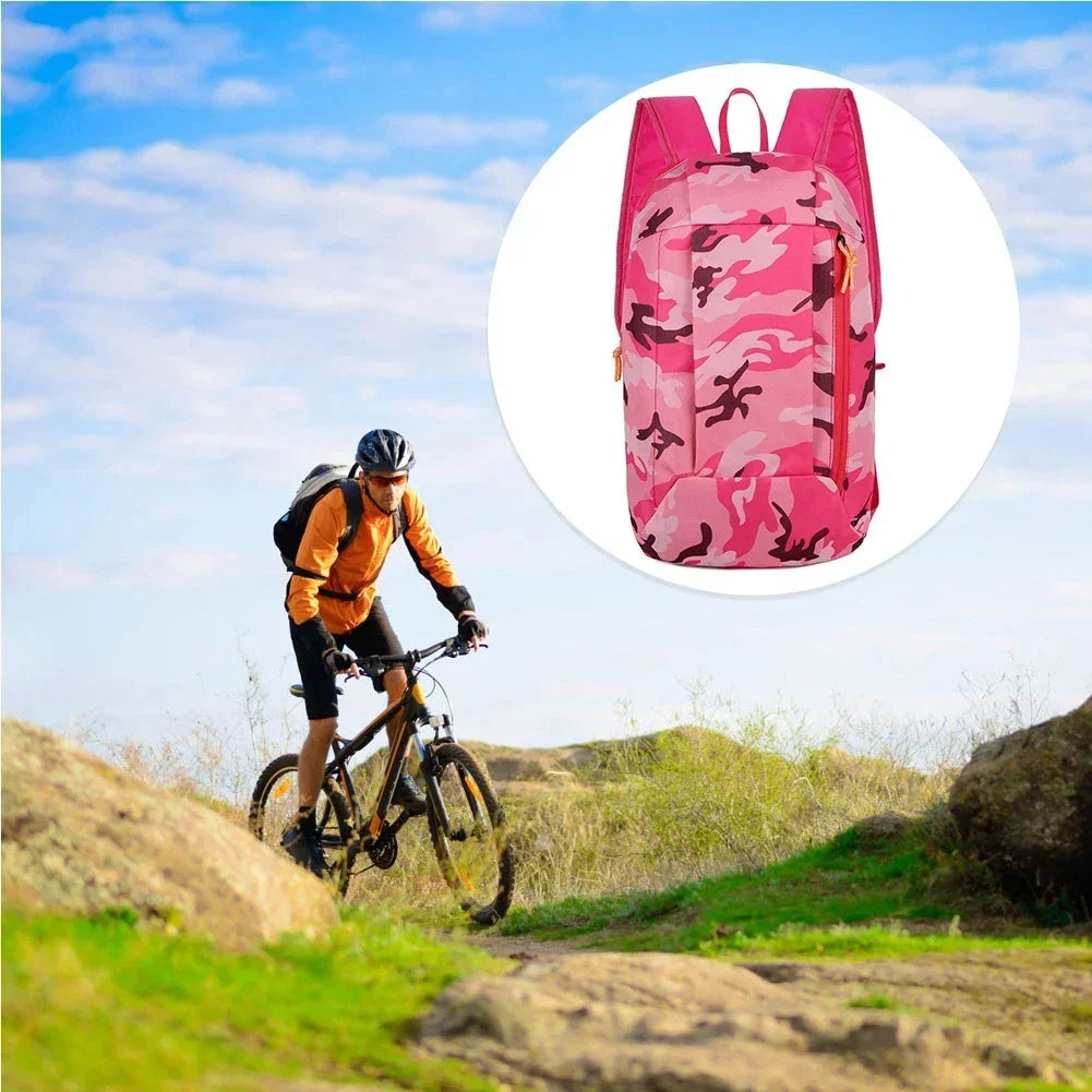 10L Camping Hiking Trekking Backpacks Waterproof Outdoor Sports Mountaineering Bag Running Cycling Rucksack for Men Women - Smarsty