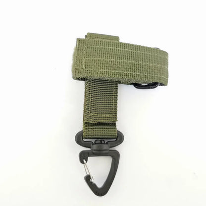 Outdoor Tactical Multi-purpose Nylon Hook Gloves Safety Clip Climbing Rope Camping Hanging Buck for Outdoor Camping