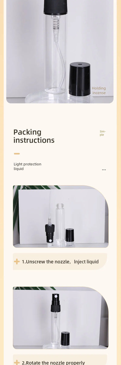 High Quality 5ml Glass Perfume Spray Bottle - Smarsty