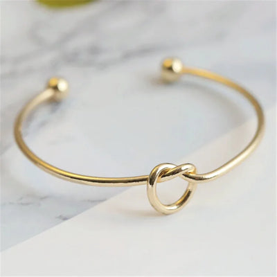 Vintage Stainless Steel Woven Twist Bracelet for Women - Smarsty