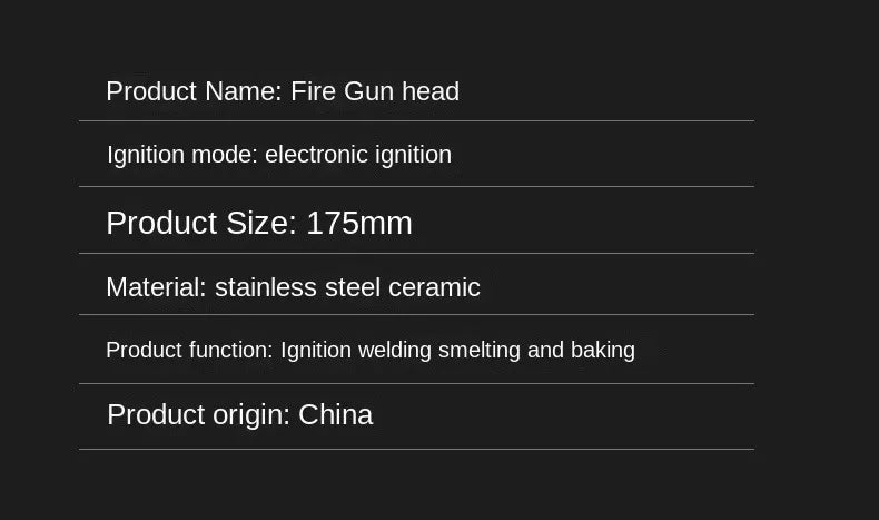 Multifunctional Portable Flame Gun Torch Burner For Camping BBQ Desserts Soldering Cooking Heating Tool Household Igniter
