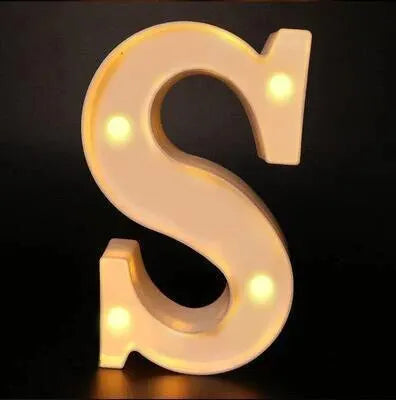 Colorful LED Letter Light for Weddings and Birthdays - Smarsty