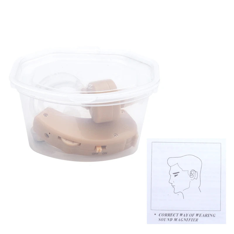 Super Mini Hearing Aid Adjustable Tone Amplifier - Smarsty
