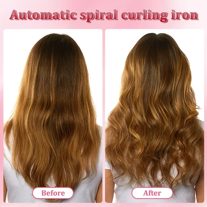 Automatic Curling Iron,Hair Straightener And Curling 2 In 1,New Self Curling Iron, Hair Styling,Perfect Holiday Gift For Women - Smarsty