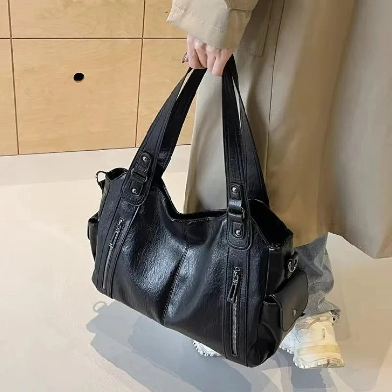 PU Leather Shoulder Bag With Soft Interior For Women - Smarsty
