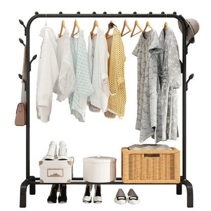Floor standing clothes rack, single pole clothes drying rack, simple clothes drying pole, clothes rack