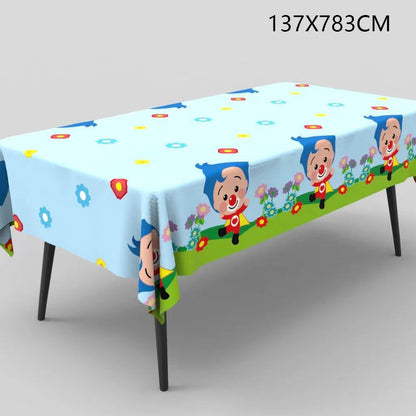 Plim Clown Disposable Tablecloths for Kids Parties - Smarsty