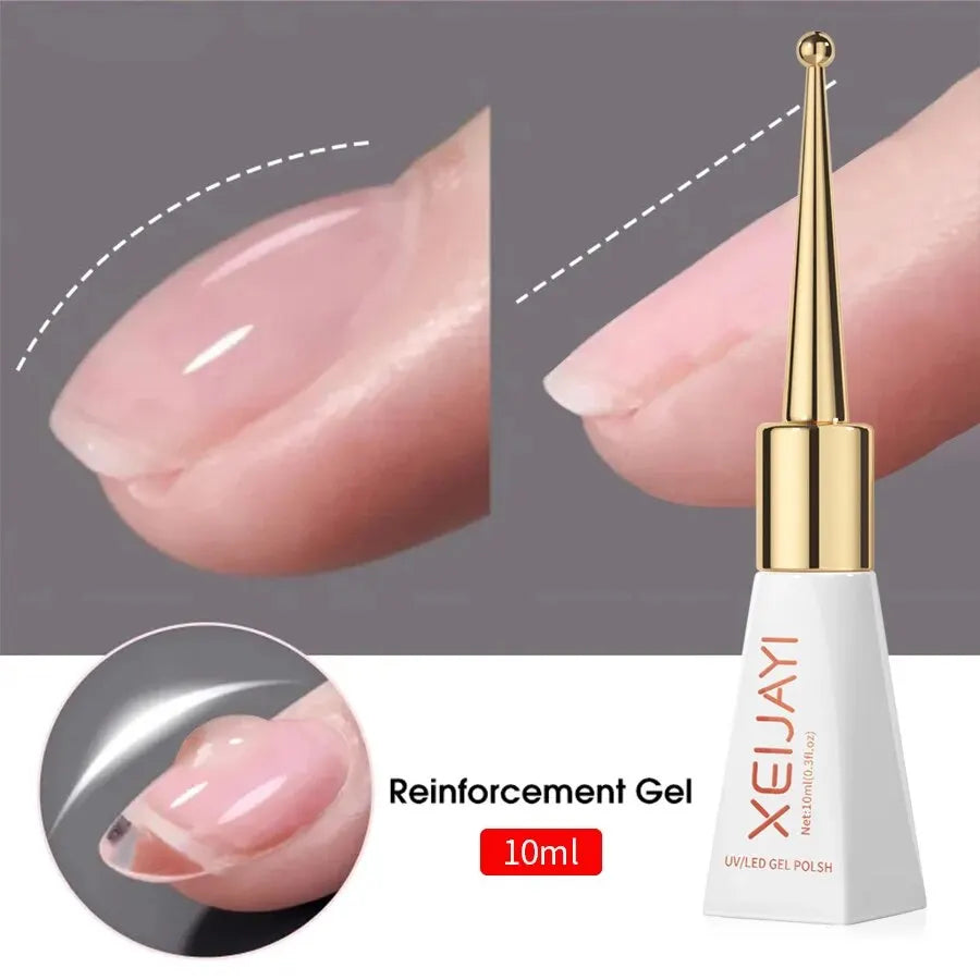 Clear Building Nail Gel Base Coat for Stronger Extensions - Smarsty