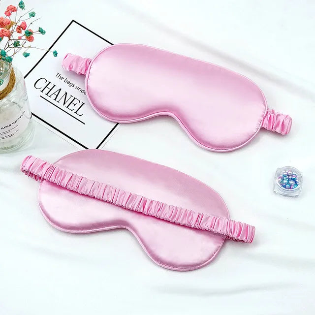Imitated Silk Sleep Eye Mask for Relaxation and Comfort - Smarsty