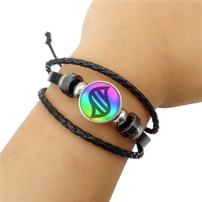 Anime Mega Stone Leather Bracelet Adjustable Bangle Gift - Smarsty