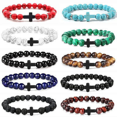 Natural Stone Beads Meditation Bracelet for Yoga - Smarsty