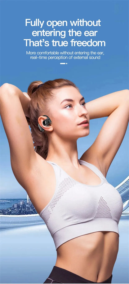 Wireless Bluetooth Headphones Bone Conduction Noise Canceling - Smarsty